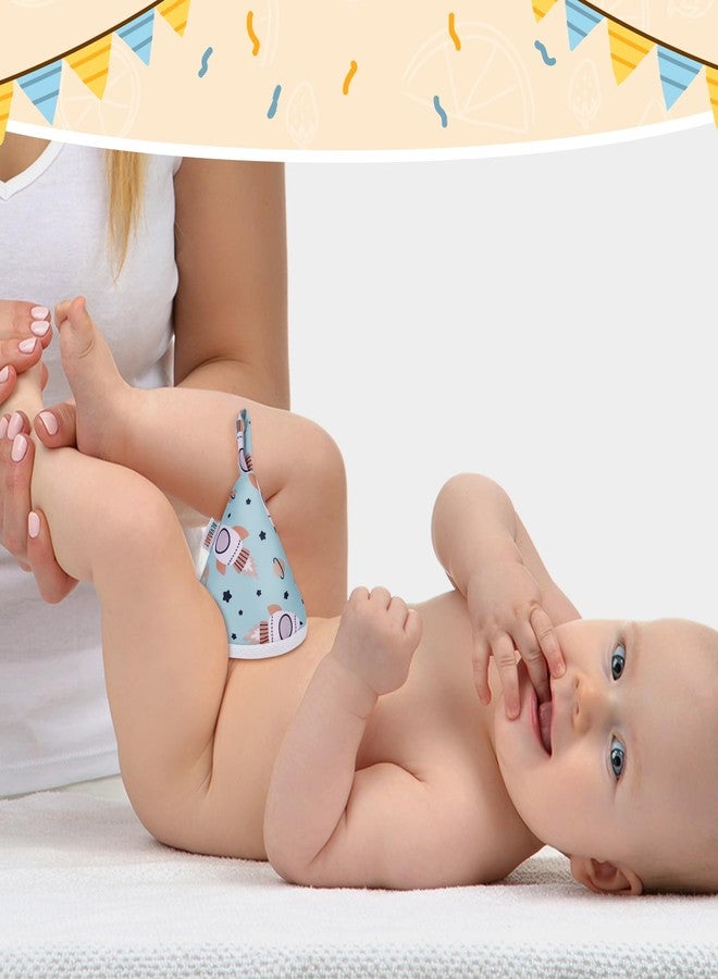 ألفا بيبي مجموعة ALVABABY من 4 قطع من أغطية التبول للأطفال الرضع، مقاس 3.5 × 4 بوصة، درع قوي لامتصاص الماء، غطاء تبول قابل لإعادة الاستخدام بأربع طبقات، ملحق لتغيير الحفاضات كهدية للطفل - Image 4
